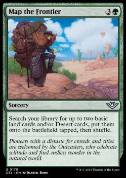 Map the Frontier - Outlaws of Thunder Junction (Uncommon) [OTJ-170]