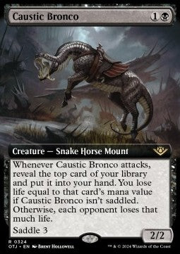 Caustic Bronco⁣ - Outlaws of Thunder Junction: Extras⁣ (Rare)⁣ [324]