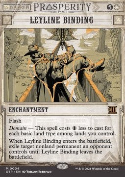 Leyline Binding (V.1)⁣ - Breaking News⁣ (Mythic)⁣ [4]