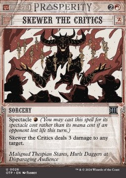 Skewer the Critics - Breaking News (Uncommon) [OTP-26]