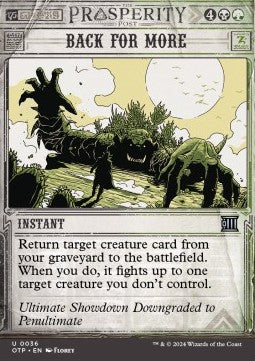 Back for More - Breaking News (Uncommon) [OTP-36]