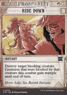 Ride Down - Breaking News (Uncommon) [OTP-52]