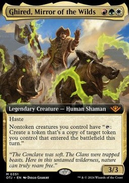 Ghired, Mirror of the Wilds⁣ - Outlaws of Thunder Junction: Extras⁣ (Mythic)⁣ [351]