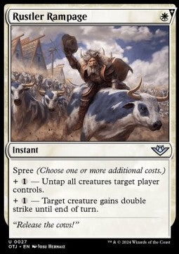 Rustler Rampage - Outlaws of Thunder Junction (Uncommon) [OTJ-27]