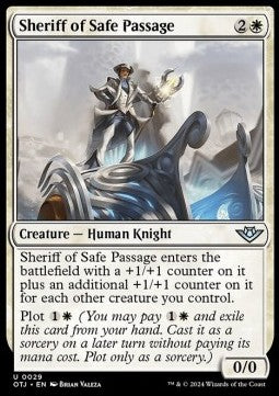 Sheriff of Safe Passage - Outlaws of Thunder Junction (Uncommon) [OTJ-29]