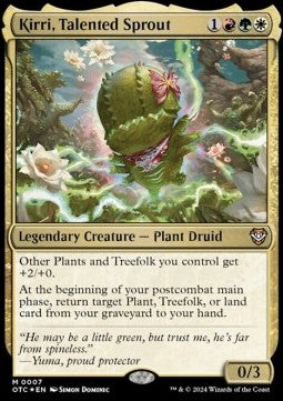 Kirri, Talented Sprout - Commander: Outlaws of Thunder Junction (Mythic) [OTC-7]