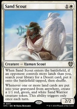 Sand Scout - Commander: Outlaws of Thunder Junction (Rare) [OTC-11]