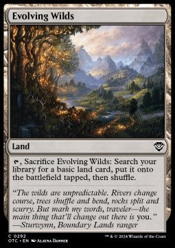 Evolving Wilds - Commander: Outlaws of Thunder Junction (Common) [OTC-292]