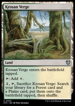 Krosan Verge - Commander: Outlaws of Thunder Junction (Uncommon) [OTC-304]