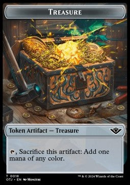 Treasure Token - Outlaws of Thunder Junction: Tokens (Token) [TOTJ-T18]