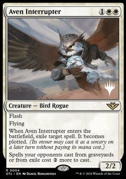 Aven Interrupter (V.2)⁣ - Outlaws of Thunder Junction: Promos⁣ (Rare)⁣ [4]