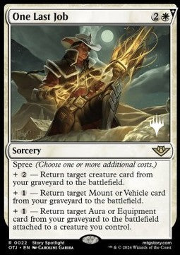 One Last Job (V.2) - Outlaws of Thunder Junction: Promos (Rare) [POTJ-22]