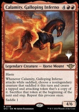 Calamity, Galloping Inferno (V.2)⁣ - Outlaws of Thunder Junction: Promos⁣ (Rare)⁣ [116]