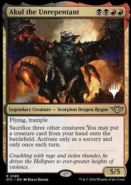 Akul the Unrepentant (V.2) - Outlaws of Thunder Junction: Promos (Rare) [POTJ-189]