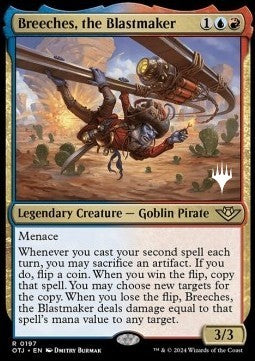 Breeches, the Blastmaker (V.2)⁣ - Outlaws of Thunder Junction: Promos⁣ (Rare)⁣ [197]