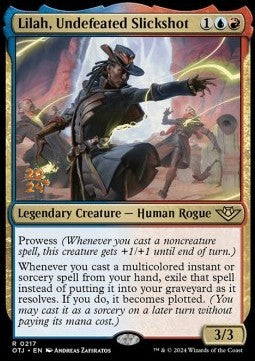 Lilah, Undefeated Slickshot (V.1) - Outlaws of Thunder Junction: Promos (Rare) [POTJ-217]