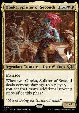 Obeka, Splitter of Seconds (V.2) - Outlaws of Thunder Junction: Promos (Rare) [POTJ-222]