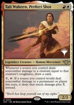 Taii Wakeen, Perfect Shot (V.2) - Outlaws of Thunder Junction: Promos (Rare) [POTJ-234]