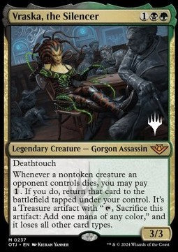 Vraska, the Silencer (V.2)⁣ - Outlaws of Thunder Junction: Promos⁣ (Mythic)⁣ [237]