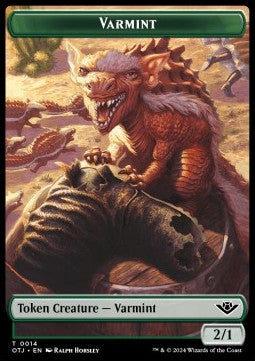 Varmint Token (G 2/1) // Plot - Outlaws of Thunder Junction: Tokens (Token) [TOTJ-T 14/20]