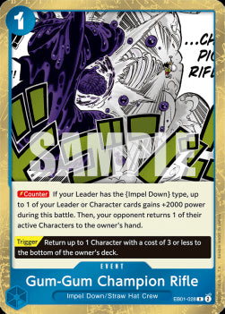 Gum-Gum Champion Rifle (EB01-028) - Memorial Collection (Rare) [EB01-028]