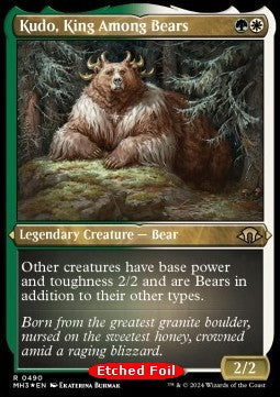 Kudo, King Among Bears (V.3)⁣ - Modern Horizons 3: Extras⁣ (Rare)⁣ [490]
