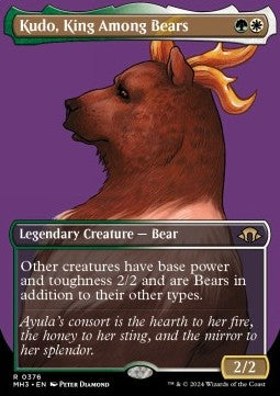 Kudo, King Among Bears (V.1) - Modern Horizons 3: Extras (Rare) [XMH3-376]