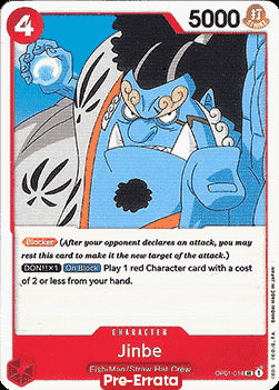 Jinbe (OP01-014) - Romance Dawn (Pre-Errata) (Common) [OP01E-014]