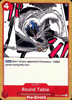 Round Table (OP01-027) - Romance Dawn (Pre-Errata) (Common) [OP01E-027]