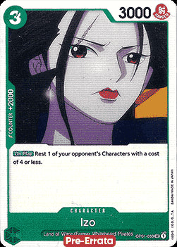 Izo (OP01-033) - Romance Dawn (Pre-Errata) (Uncommon) [OP01E-033]