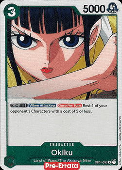 Okiku (OP01-035) - Romance Dawn (Pre-Errata) (Rare) [OP01E-035]