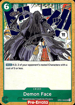 Demon Face (OP01-056) - Romance Dawn (Pre-Errata) (Uncommon) [OP01E-056]