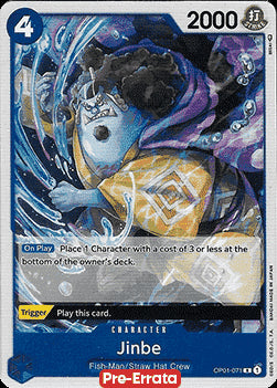 Jinbe (OP01-071) - Romance Dawn (Pre-Errata) (Rare) [OP01E-071]