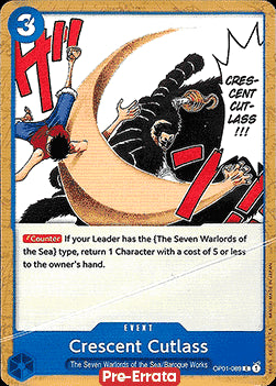 Crescent Cutlass (OP01-089) - Romance Dawn (Pre-Errata) (Common) [OP01E-089]