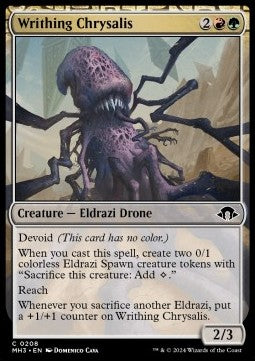 Writhing Chrysalis - Modern Horizons 3 (Common) [MH3-208]