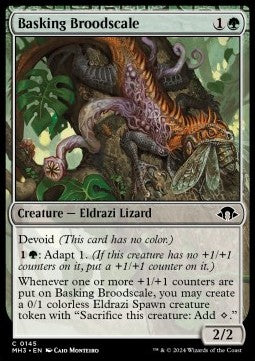 Basking Broodscale - Modern Horizons 3 (Common) [MH3-145]