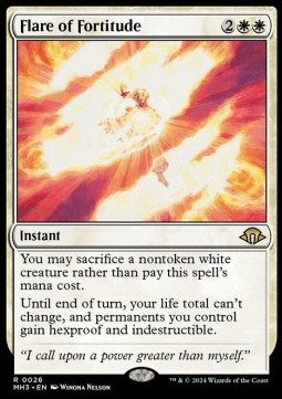 Flare of Fortitude - Modern Horizons 3 (Rare) [MH3-26]