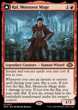 Ral, Monsoon Mage // Ral, Leyline Prodigy - Modern Horizons 3 (Mythic) [MH3-247]