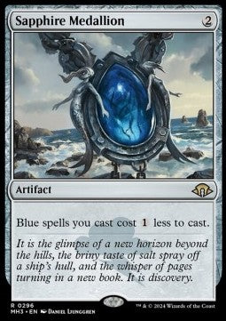Sapphire Medallion - Modern Horizons 3 (Rare) [MH3-296]