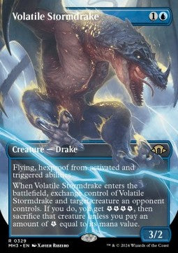 Volatile Stormdrake (V.1)⁣ - Modern Horizons 3: Extras⁣ (Rare)⁣ [329]