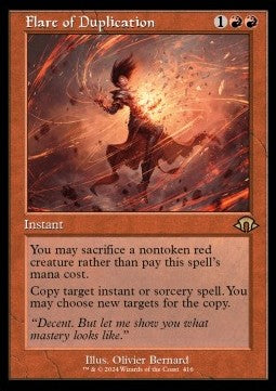 Flare of Duplication (V.2)⁣ - Modern Horizons 3: Extras⁣ (Rare)⁣ [416]