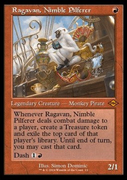 Ragavan, Nimble Pilferer - Modern Horizons 3: Retro Frame Cards (Mythic) [RMH3-11]