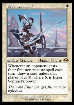 Esper Sentinel⁣ - Modern Horizons 3: Retro Frame Cards⁣ (Rare)⁣ [2]