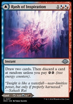 Rush of Inspiration // Crackling Falls - Modern Horizons 3 (Uncommon) [MH3-257]