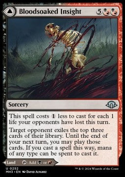 Bloodsoaked Insight // Sanguine Morass - Modern Horizons 3 (Uncommon) [MH3-252]