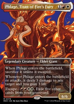 Phlage, Titan of Fire's Fury (V.1) - Modern Horizons 3: Extras (Mythic) [XMH3-379]
