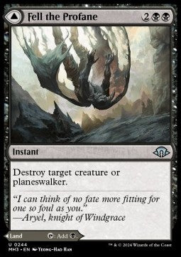 Fell the Profane // Fell Mire - Modern Horizons 3 (Uncommon) [MH3-244]