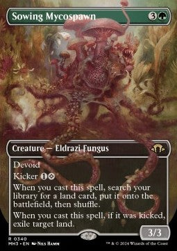 Sowing Mycospawn - Modern Horizons 3: Extras (Rare) [XMH3-340]