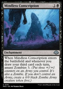 Mindless Conscription - Modern Horizons 3 (Uncommon) [MH3-101]