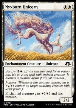 Nyxborn Unicorn - Modern Horizons 3 (Common) [MH3-37]